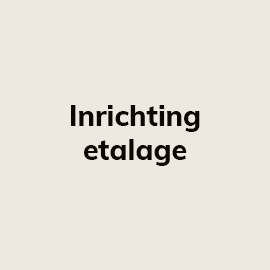 Inrichting etalage