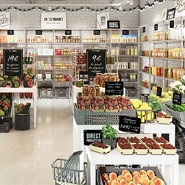 Fruit en groentewinkel
