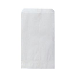 Cadeauzak kraft papier wit 16x19cm - per 1000 Cadeauzak kraft papier wit 16x19cm - per 1000