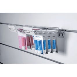 Etikethouder transparant haak 39x65mm Etikethouder transparant haak 39x65mm