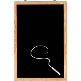 Krijtbord zwart houten kader 30x40cm Krijtbord zwart houten kader 30x40cm