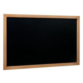 Krijtbord zwart naturel houten kader 40x60cm Krijtbord zwart naturel houten kader 40x60cm