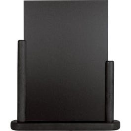 Krijtbord zwart op zwarte tafelezel A4 Krijtbord zwart op zwarte tafelezel A4