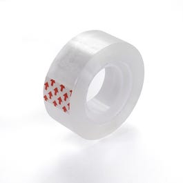 Plakband transparant 38µ 19mm x 33m - per 10 Plakband transparant 38µ 19mm x 33m - per 10