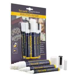 Krijtstift wit inclusief 1 grote + 2 medium + 2 kleine - per 4 Krijtstift wit inclusief 1 grote + 2 medium + 2 kleine - per 4