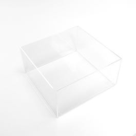Bak plexi vierhoekig 20x20x10cm Bak plexi vierhoekig 20x20x10cm