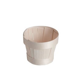 Mand rond hout Ø8,8cm - per 10 Mand rond hout Ø8,8cm - per 10