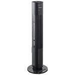 Torenventilator met timer zwart draaibaar 35 watts 3 snelheden H.78cm