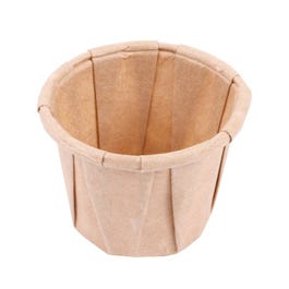 Muffin bakvorm papier vetvrij naturel Ø3,8x2,8cm - per 250 Muffin bakvorm papier vetvrij naturel Ø3,8x2,8cm - per 250