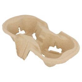 Bekerhouder 2 bekers gerecycleerd papier 21x10,5cm - per 100 Bekerhouder 2 bekers gerecycleerd papier 21x10,5cm - per 100