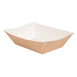 Bakje The Pack karton gegolfd naturel 1440gr 13.5x8.5x6,2cm - per 150 Bakje The Pack karton gegolfd naturel 1440gr 13.5x8.5x6,2cm - per 150