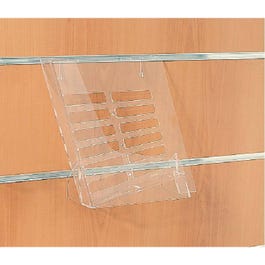 Folderhouder transparant A4 TBV lamellenwand Folderhouder transparant A4 TBV lamellenwand