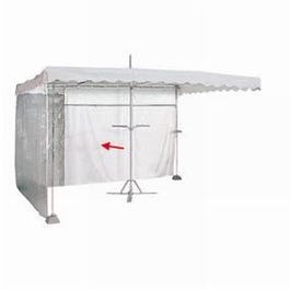 Gordijn ondoorzichtig wit voor marktparasol 300x195cm Gordijn ondoorzichtig wit voor marktparasol 300x195cm