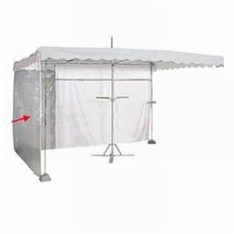 Gordijn transparant voor parasol 300 x 195cm Gordijn transparant voor parasol 300 x 195cm