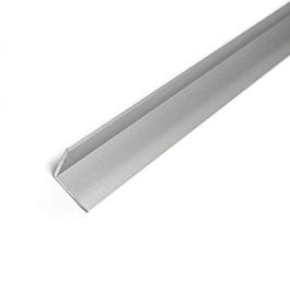 Eindprofiel aluminium lamellenwand 2x2cm lengte 240cm Eindprofiel aluminium lamellenwand 2x2cm lengte 240cm