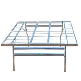 Markttafel schuin aluminium 120x120cm Markttafel schuin aluminium 120x120cm