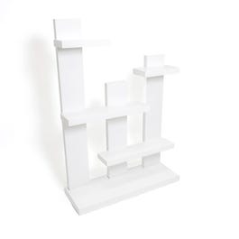 Presentatierek 5 niveaus wit 100x34x143.50cm Presentatierek 5 niveaus wit 100x34x143.50cm