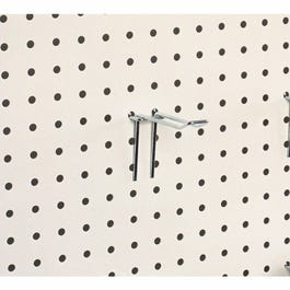 Perfohaak dubbel chroom 10cm - per 20 Perfohaak dubbel chroom 10cm - per 20