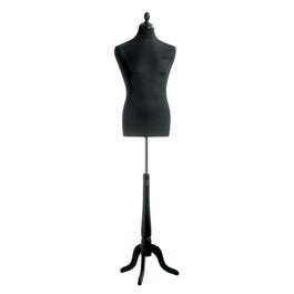 Herenbuste couture zwart op driepoot Herenbuste couture zwart op driepoot