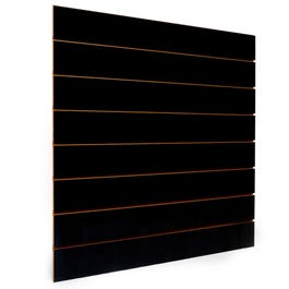 Lamellenwand LB15 zwart mat 120x120cm Lamellenwand LB15 zwart mat 120x120cm