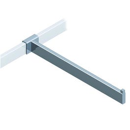 Presentatiestang chroom voor draagbalk 40cm Presentatiestang chroom voor draagbalk 40cm