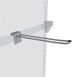 Haak dubbel chroom voor draagbalk 20cm Haak dubbel chroom voor draagbalk 20cm