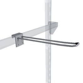 Haak dubbel chroom voor draagbalk 30cm Haak dubbel chroom voor draagbalk 30cm