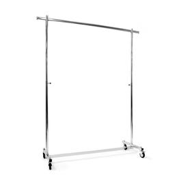 Vouwrek in hoogte verstelbaar chroom 150x150 tot 200cm Vouwrek in hoogte verstelbaar chroom 150x150 tot 200cm