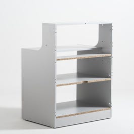 Toonbank structuur Receptio grijs 84x61.9x111cm Toonbank structuur Receptio grijs 84x61.9x111cm