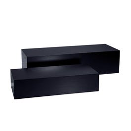 Podium zwart mat 100x45x30cm + 75x40x20cm - per 2 Podium zwart mat 100x45x30cm + 75x40x20cm - per 2