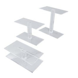 Schoenenhouder plexi transparant rechthoekig - per 3 Schoenenhouder plexi transparant rechthoekig - per 3