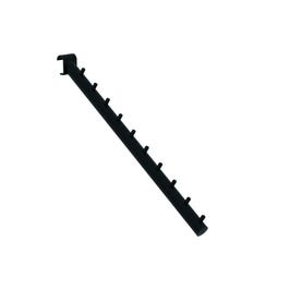 Presentatiestang schuin zwart satijn voor ovale buis 37,5cm Presentatiestang schuin zwart satijn voor ovale buis 37,5cm