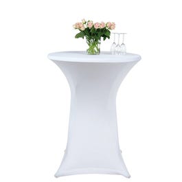 Hoes voor ronde klaptafel 80x110cm wit Hoes voor ronde klaptafel 80x110cm wit