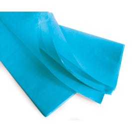 Vloeipapier turkoois 50x75cm - per 240 Vloeipapier turkoois 50x75cm - per 240