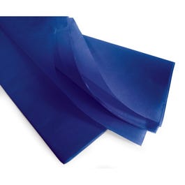 Vloeipapier marineblauw 50x75cm - per 240 Vloeipapier marineblauw 50x75cm - per 240