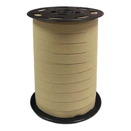Effen crèmekleurig papier bolduc 10mmx250m Effen crèmekleurig papier bolduc 10mmx250m
