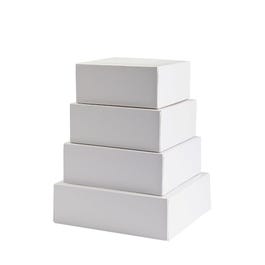 Taartdoos wit karton 18x18x8cm - per 50 Taartdoos wit karton 18x18x8cm - per 50