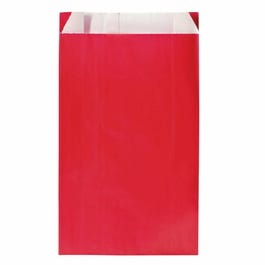 Cadeauzak kraft rood 12x4,5x20cm - per 250 Cadeauzak kraft rood 12x4,5x20cm - per 250