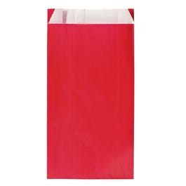 Geschenkzak kraft rood 31x8x49cm - per 250 Geschenkzak kraft rood 31x8x49cm - per 250