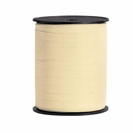 Cadeaulint synthetisch papier ivoor 10mm x 250m Cadeaulint synthetisch papier ivoor 10mm x 250m