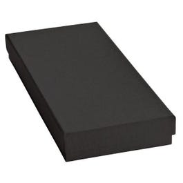 Geschenkdoos zwart 20,7x9,3x3,7cm - per 12 Geschenkdoos zwart 20,7x9,3x3,7cm - per 12