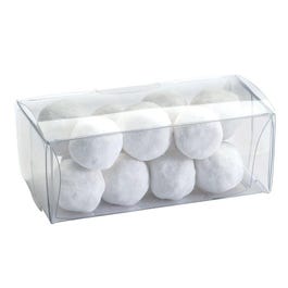 Bonbondoos plastic transparant rechthoekig 8x4x3cm - per 10 Bonbondoos plastic transparant rechthoekig 8x4x3cm - per 10