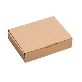 Verzenddoos enkel golfkarton bruin 24x17x5cm - per 20 Verzenddoos enkel golfkarton bruin 24x17x5cm - per 20