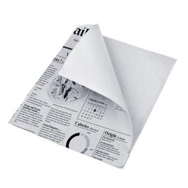 Snackzakje krant 13x13cm - per 1000 Snackzakje krant 13x13cm - per 1000