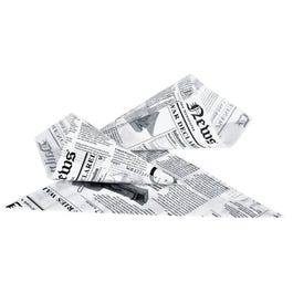 Puntzak patat vetvrij papier krant 150g - per 1000 Puntzak patat vetvrij papier krant 150g - per 1000