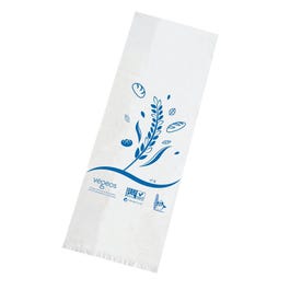 Brood- en banketzak geel plastic 16x5x45cm - per 200 Brood- en banketzak geel plastic 16x5x45cm - per 200