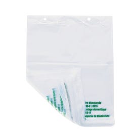 Beugelzak fruit en groenten biologisch biologisch afbreekbaar 23x31cm - per 500 Beugelzak fruit en groenten biologisch biologisch afbreekbaar 23x31cm - per 500