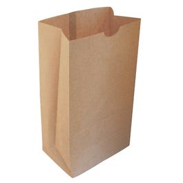 Blokbodemzak kraft bruin 26+17x43.5cm - per 200 Blokbodemzak kraft bruin 26+17x43.5cm - per 200