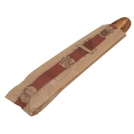 Stokbrood zak bruin Kraft Tradition 9+3.5x41cm - per 1000 Stokbrood zak bruin Kraft Tradition 9+3.5x41cm - per 1000