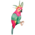 Groene papegaai H32cm